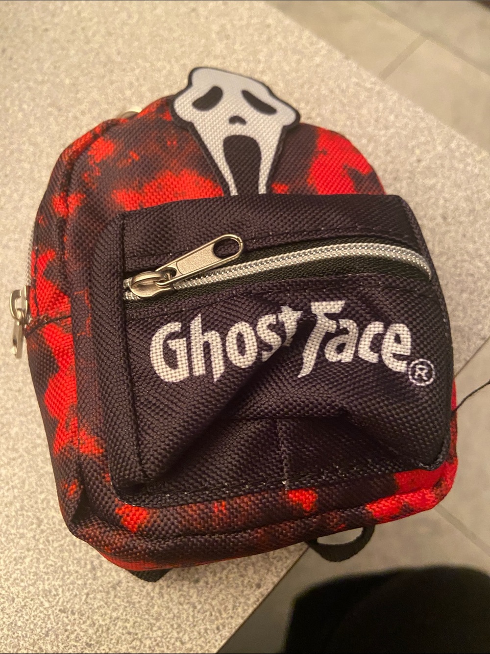 Red & Black Mini Backpack Pouch - Picture 2 of 3